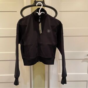 NWT Amazing Adidas by Stella McCartney Black Full-Zip Crop Jacket